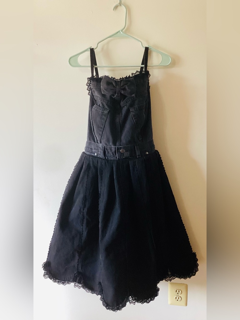 Belladonna Joljean JSK/Jumper Dress  Black Denim   Size 2X